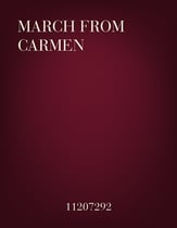 March from Carmen Orchestra sheet music cover